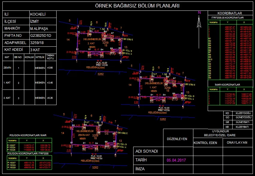 VAZİYET VE BAĞIMSIZ BÖLÜM PLANI